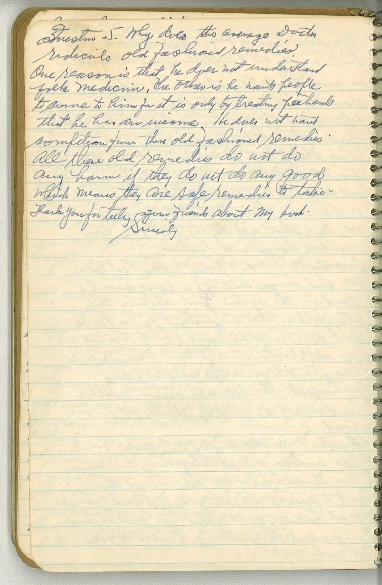 Dr. Jarvis' Notebook-Page 6